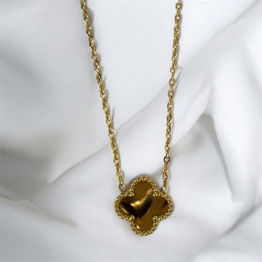 Golden Clover Necklace