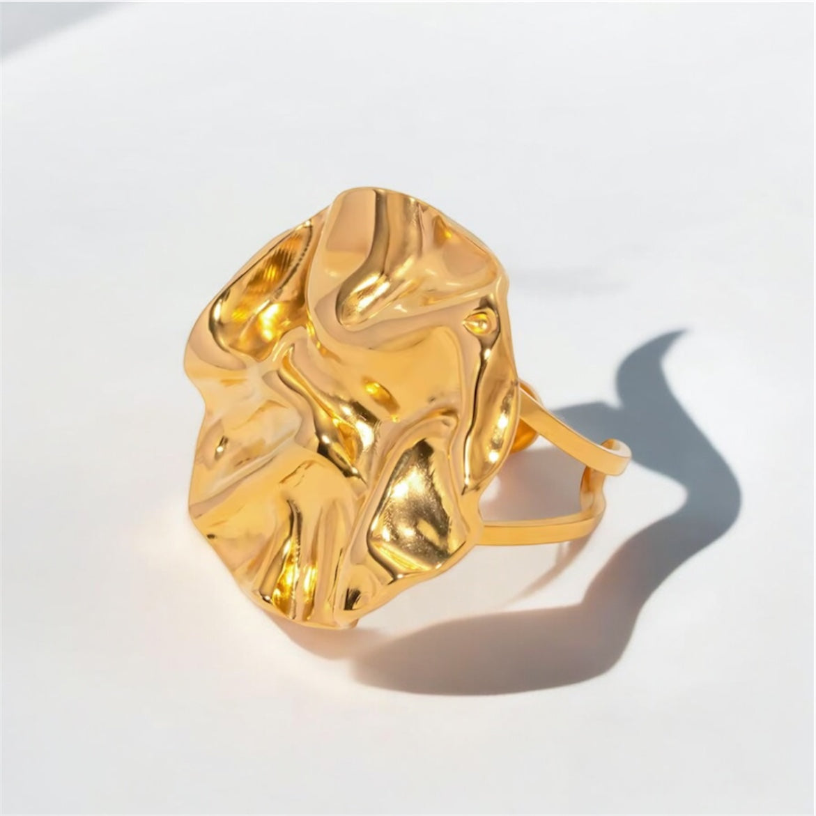 Eleganter Goldring