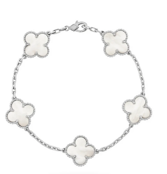 Fleur de Lune Vierblatt Armband